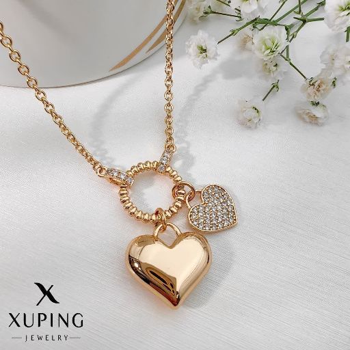 پلاک و زنجیر قلب ژوپینگ کد 1679 - خرید آنلاین از گالری آداس